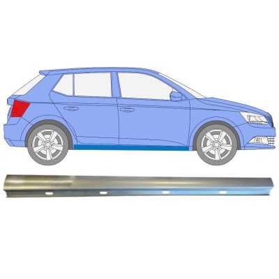 Opravný plech spodnej časti prahu pre Skoda Fabia 2014- / Pravá 14815