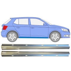 Opravný plech spodnej časti prahu pre Skoda Fabia 2014- / Ľavá+Pravá / Sada 14817