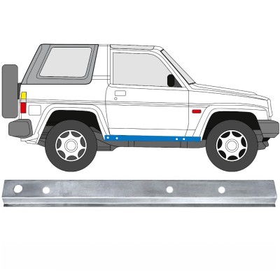 Opravný plech prahu vnútorný pre Daihatsu Feroza Rocky Fourtrak 1984-1993 / Pravá 17010