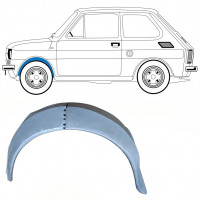 Vnútorný opravný plech predného blatníka pre Fiat 126p 1972-1978 / Ľavý 10216