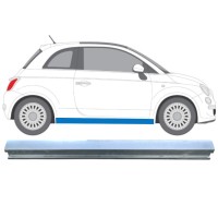 Opravný plech spodnej časti prahu pre Fiat 500 2007-2018 / Pravá 16068