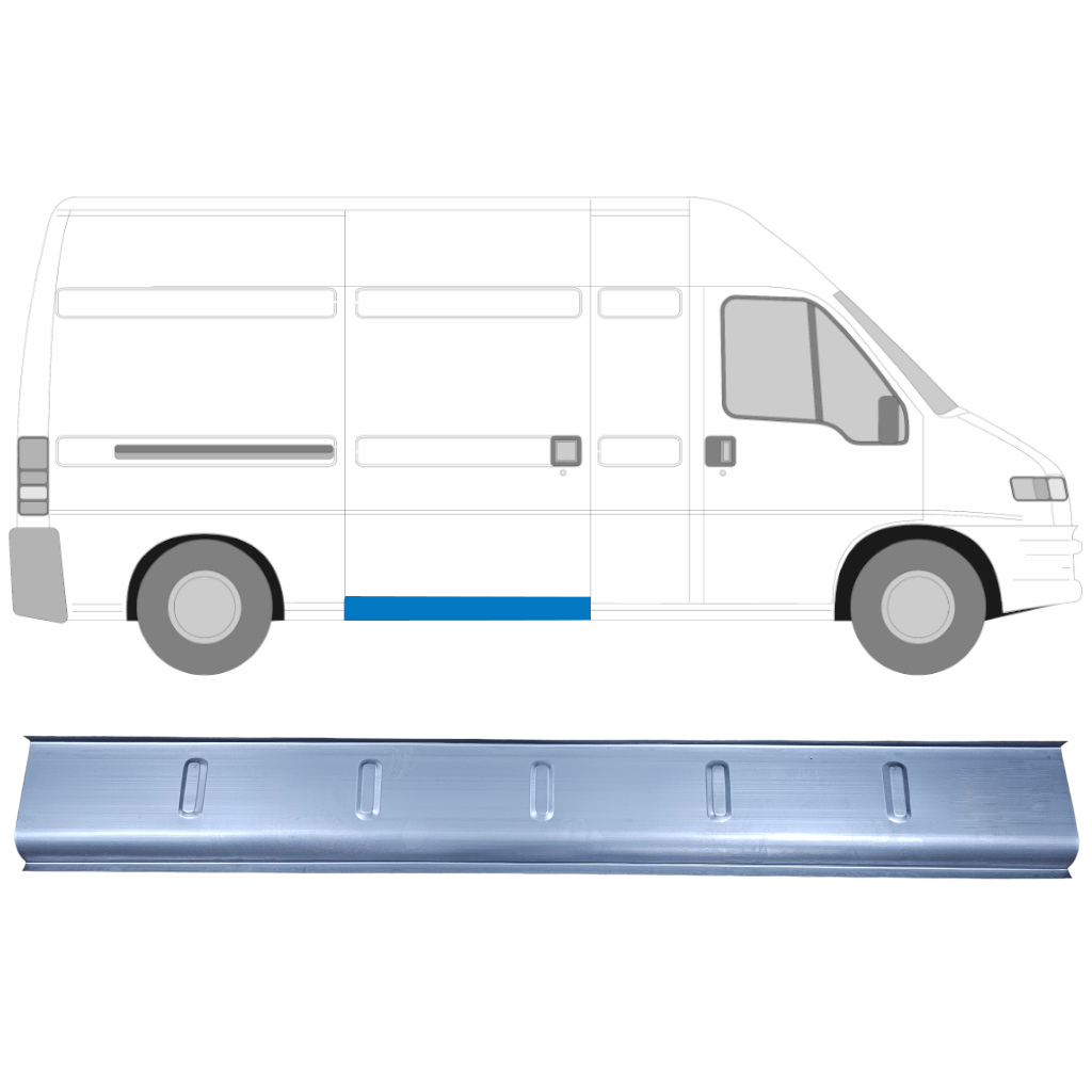 Opravný Plech Prahu Vnútorný Pre Fiat Ducato 1994-2006 5321