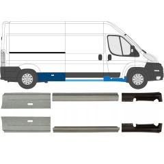 Opravný plech prahu pre Citroen Jumper 2006-2025 / Vľavo = Vpravo (symetrické) 14451
