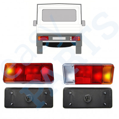 Zadná lampa pre Fiat Ducato Boxer Relay 1994-2002 / Ľavá+Pravá / Sada 9757