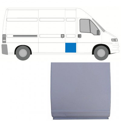 Opravný plech boku pre Fiat Ducato Boxer Relay Jumper 1994-2006 / Vľavo = Vpravo (symetrické) 7332