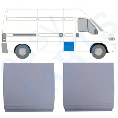 Opravný plech sada pre Fiat Ducato Boxer Relay Jumper 1994-2006 / Vľavo = Vpravo (symetrické) /  10457