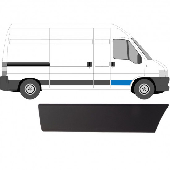 Lišta predných dverí