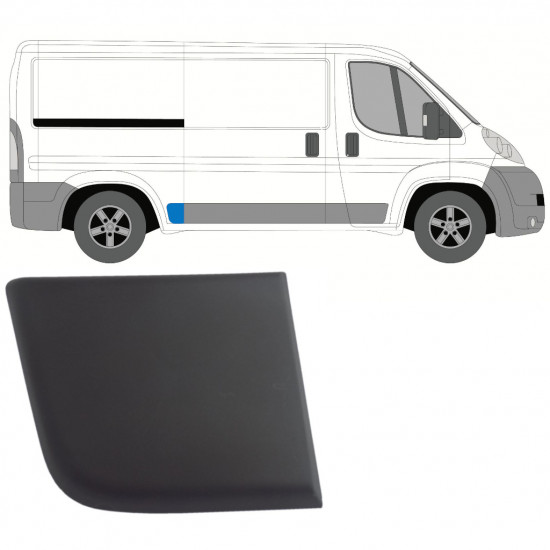 Zadná bočná lišta pre Fiat Ducato 2006- / Pravá 9019