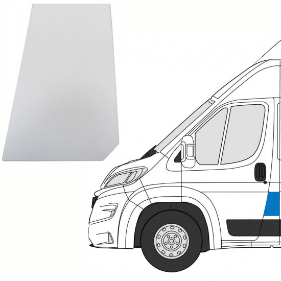 Dvierka palivovej nádrže EURO 6 ADBLUE pre Fiat Ducato 2014- / Ľavý 8348