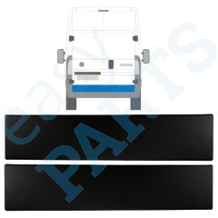 Bočná lišta zadných dverí pre Peugeot Boxer 2018- / Ľavá+Pravá / Sada 13223