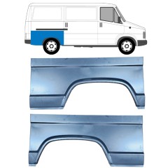 Lem zadného blatníka pre Peugeot J5 1981-1994 / Ľavá+Pravá / Sada 13537