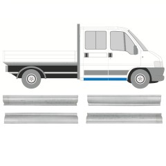 Oprava predného + zadného prahu pre Citroen Jumper 1994-2006 / Ľavá+Pravá / Sada 14447