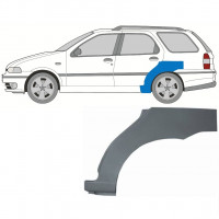 Lem zadného blatníka pre Fiat Palio Weekend 1997-2001 / Ľavý 8086