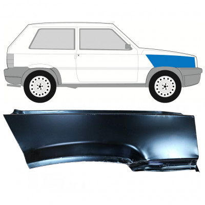 Predný blatník pre Fiat Panda 1980-2002 / Pravá 8087