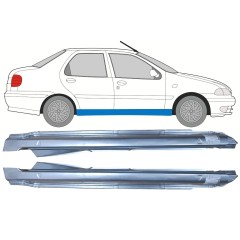 Kompletný prah pre Fiat Siena 1997-2001 / Ľavá+Pravá / Sada 10073