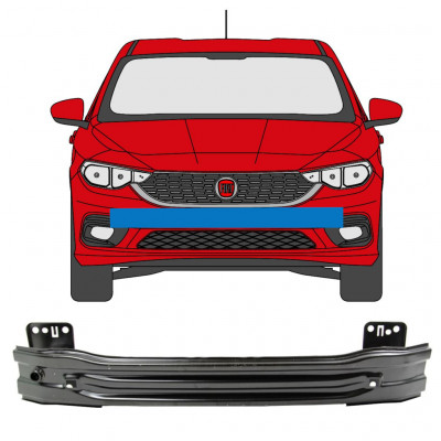 Výstuha predného nárazníka / Nosník pre Fiat Tipo 2016- / SEDAN 7561