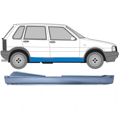 Opravný plech prahu pre Fiat Uno 1983-2002 / Pravá 7186