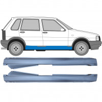 Opravný plech prahu pre Fiat Uno 1983-2002 / Ľavá+Pravá / Sada 9666