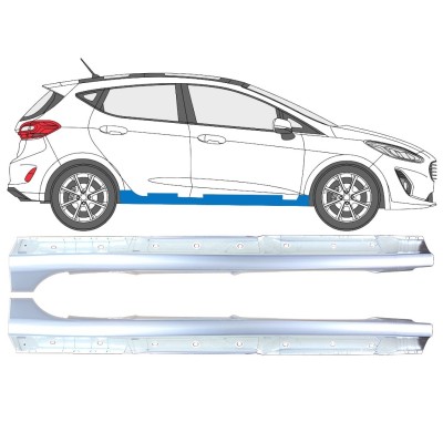 Kompletný prah pre Ford Fiesta 2017-2023 / Ľavá+Pravá / Sada 16268