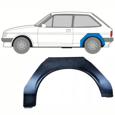 Lem zadného blatníka pre Ford Fiesta 1983-1989 / Ľavý 8750