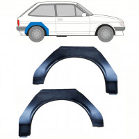 Lem zadného blatníka pre Ford Fiesta 1983-1989 / Ľavá+Pravá / Sada 10373