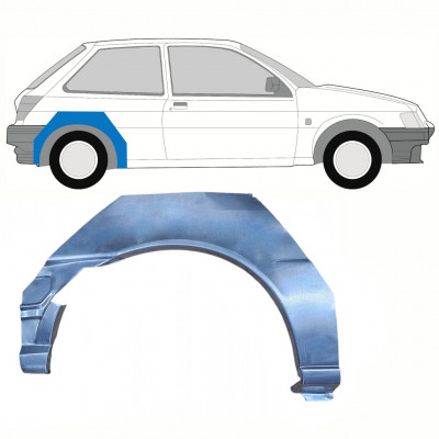 Lem zadného blatníka pre Ford Fiesta 1989-1995 / Pravá 8745