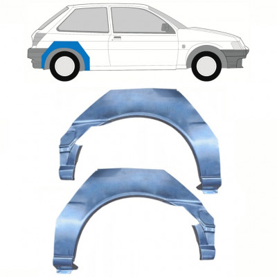 Lem zadného blatníka pre Ford Fiesta 1989-1995 / Ľavá+Pravá / Sada 10631