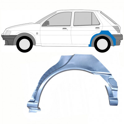 Lem zadného blatníka pre Ford Fiesta 1989-1995 / Ľavý 8748