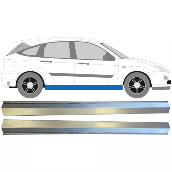 Opravný plech prahu pre Ford Focus 1998-2004 / Ľavá+Pravá / Sada 14784 Opravný plech prahu pre Ford Focus 1998-2004 / Ľavá+Pravá / Sada 14784
