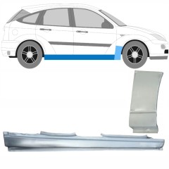 Kompletný prah + opravný plech predného blatníka pre Ford Focus 1998-2004 / Pravá / Sada 8733
