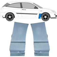 Opravný plech predného blatníka pre Ford Focus 1998-2004 / Ľavá+Pravá / Sada 9615