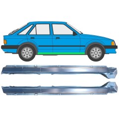 Kompletný prah pre Ford Escort 1980-1986 / Ľavá+Pravá / Sada 9983