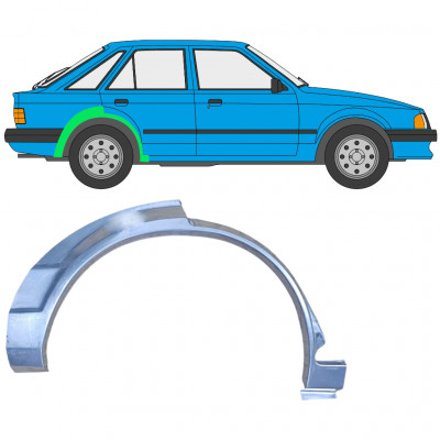 Lem zadného blatníka pre Ford Escort 1980-1986 / Pravá 7820