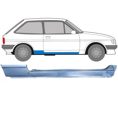 Kompletný prah pre Ford Fiesta 1983-1989 / Pravá 7344