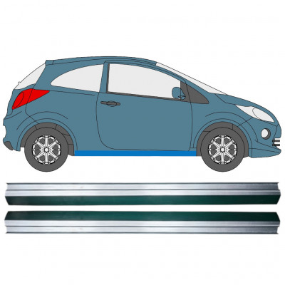 Ford KA 2008-2016 Lower sill repair / Left + Right / Set