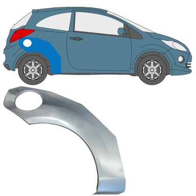 Lem zadného blatníka pre Ford Ka 2008-2016 / Pravá 15063