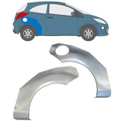 Lem zadného blatníka pre Ford Ka 2008-2016 / Ľavá+Pravá / Sada 15065