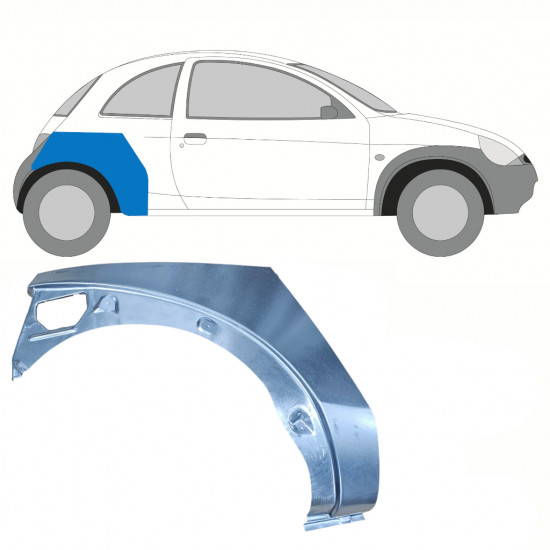 Lem zadného blatníka pre Ford KA 1996-2008 / Pravá 10769