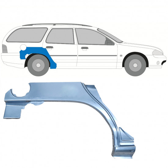 Lem zadného blatníka pre Ford Mondeo 1993-2000 / Pravá / COMBI 8049