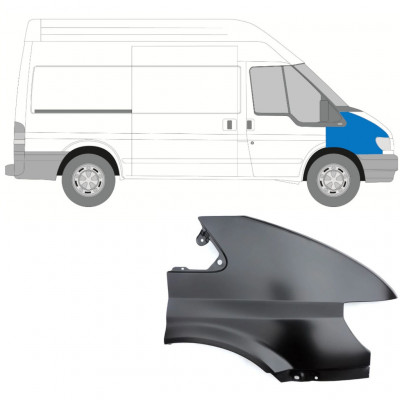 Predný blatník pre Ford Transit 2000-2006 / Pravá 7438