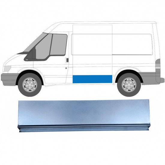 Opravný plech bočnej steny pre Ford Transit 2000- / SWB / Vľavo = Vpravo (symetrické) 5334