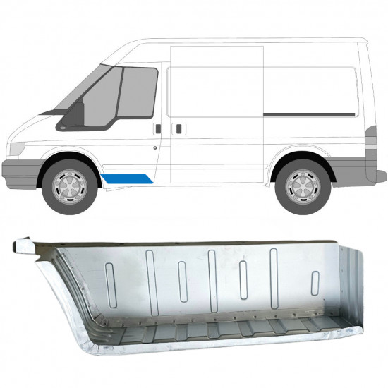 Vnútorný opravný plech predného schodu pre Ford Transit 2000-2013 / Ľavý 7152