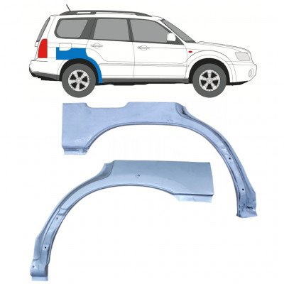 Lem zadného blatníka pre Subaru Forester Sg 2002-2008 / Ľavá+Pravá / Sada 9896