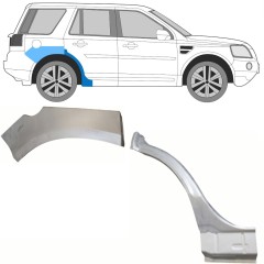 Lem zadného blatníka pre Land Rover Freelander 2006-2016 / Pravá / Sada 8965