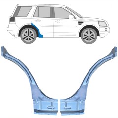 Lem zadného blatníka pre Land Rover Freelander 2006-2016 / Ľavá+Pravá / Sada 10659