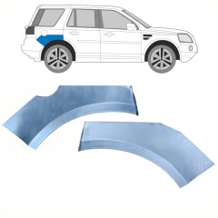 Lem zadného blatníka pre Land Rover Freelander 2006-2016 / Ľavá+Pravá / Sada 10658