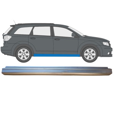 Opravný plech prahu pre Fiat Freemont 2011-2015 / Vľavo = Vpravo (symetrické) 15005