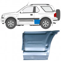 Lem zadného blatníka pre Opel Frontera B 1999-2002 / Ľavý 12832