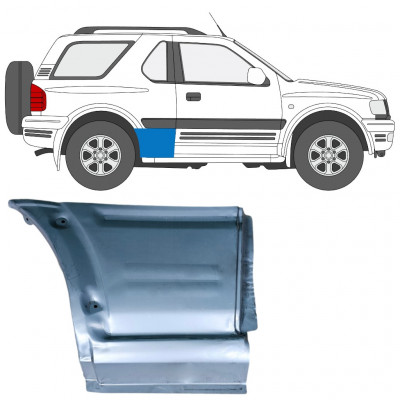 Lem zadného blatníka pre Opel Frontera B 1999-2002 / Pravá 12829