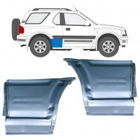 Lem zadného blatníka pre Opel Frontera B 1999-2002 / Ľavý / Pravá / Ľavá+Pravá / Sada 12833